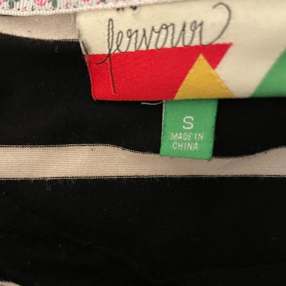 Modcloth-black-white tunic - Picture 2 of 3